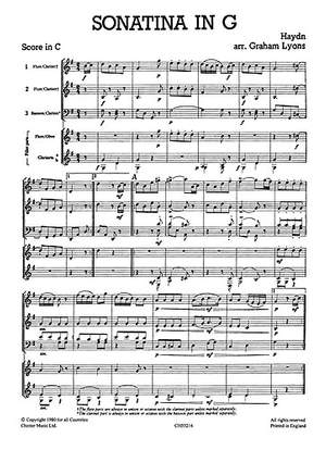 Franz Joseph Haydn: Sonatina in G