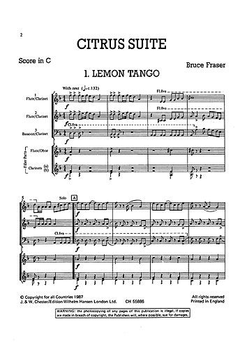 Bruce Fraser: Citrus Suite