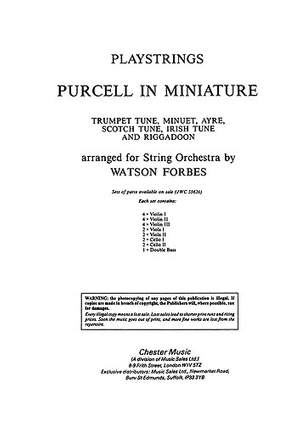 Henry Purcell: Playstrings Easy No. 6 Purcell In Miniature