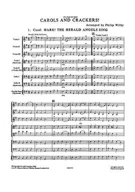 Philip Wilby: Playstrings Easy No. 14: Carols And Crackers