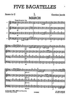 Gordon Jacob: Five Bagatelles