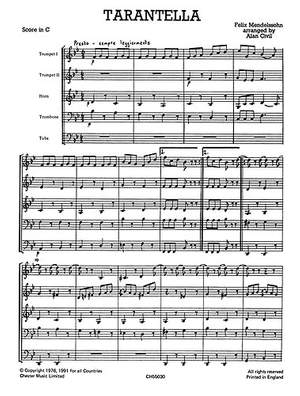 Felix Mendelssohn Bartholdy: Tarantella