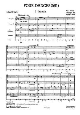 Paul Peuerl: Four Dances