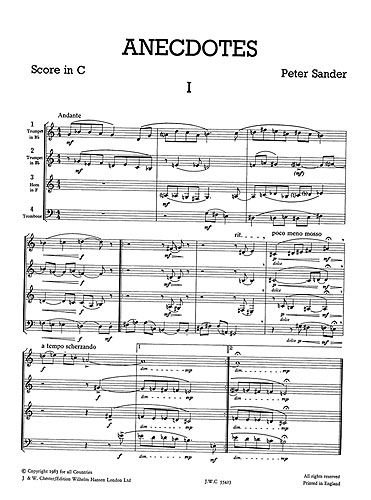 Peter Sander: Anecdotes