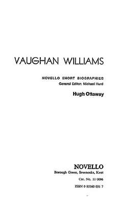 Ralph Vaughan Williams: Vaughan Williams: Novello Short Biography