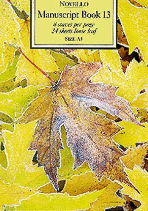 Novello Manuscript Book 13 A4 - Loose Leaf