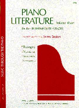 Bastien Piano Literature Volume 3: Intermediate Grades
