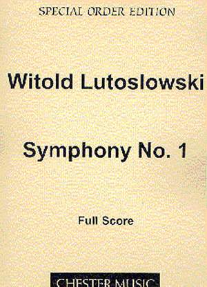 Witold Lutoslawski: Symphony No. 1 Full Score