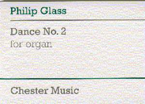 Philip Glass: Dance No. 2 For Organ
