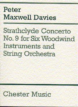 Peter Maxwell Davies: Strathclyde Concerto No. 9 (Miniature Score)