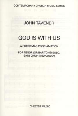 John Tavener: God is with us