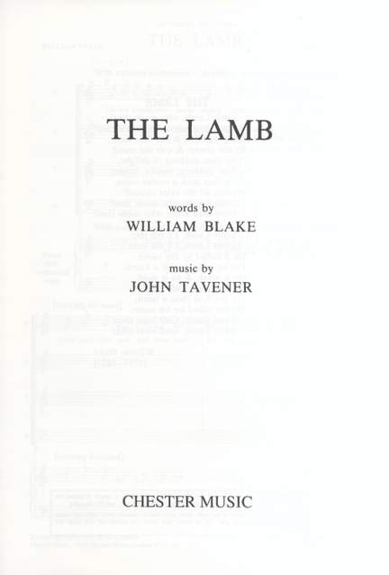 John Tavener: The Lamb