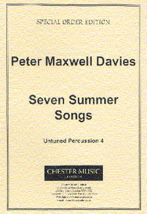 Peter Maxwell Davies: Seven Summer Songs - Untuned Percussion 4