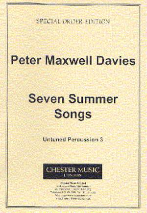 Peter Maxwell Davies: Seven Summer Songs - Untuned Percussion 3