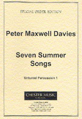 Peter Maxwell Davies: Seven Summer Songs - Untuned Percussion 1