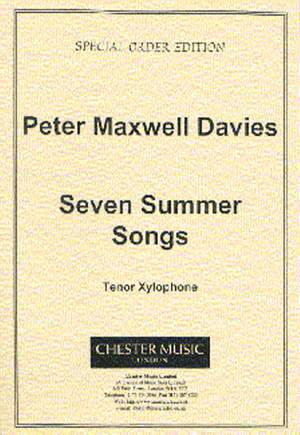 Peter Maxwell Davies: Seven Summer Songs - Tenor Xylophone