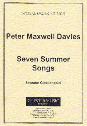Peter Maxwell Davies: Seven Summer Songs - Soprano Glockenspiel