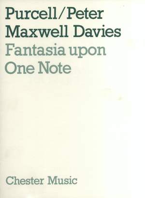 Henry Purcell And Peter Maxwell Davies 'Fantasia Upon One Note'