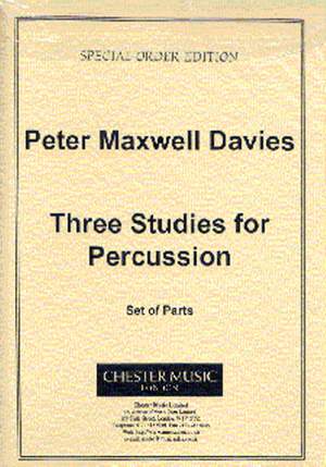 Peter Maxwell Davies: Three Studies For Percussion Parts