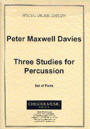Peter Maxwell Davies: Three Studies For Percussion Parts