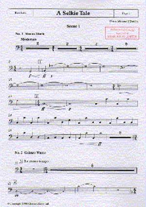 Peter Maxwell Davies: A Selkie Tale - Bass Part