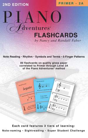 Piano Adventures: Flashcards In-A-Box