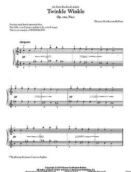 Dianne Goolkasian Rahbee: Modern Miniatures For Piano Solo - Volume 1