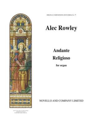 Alec Rowley: Andante Religioso Organ