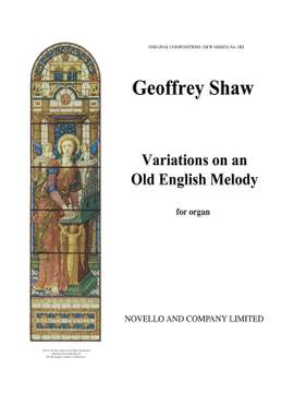 Geoffrey Shaw: Variations On An Old English Melody (Heartsease)
