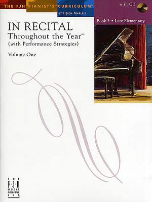 In Recital - Throughout The Year Volume One - Bk 3