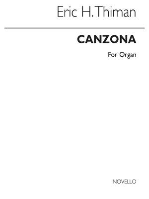 Eric Thiman: Canzona Organ