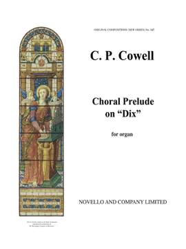 Charles Percival Cowell: Chorale Prelude On 'Dix'
