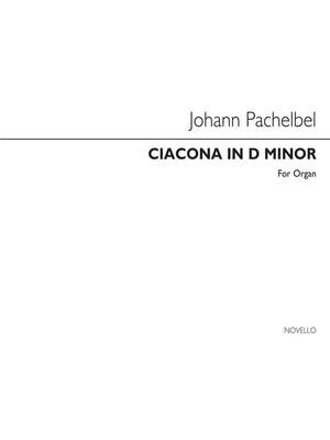 Johann Pachelbel: Ciacona In D Minor (Edited By John E West)