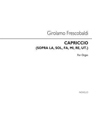 Girolamo Frescobaldi: Capriccio (Sopra La Sol Fa Mi Re Ut)