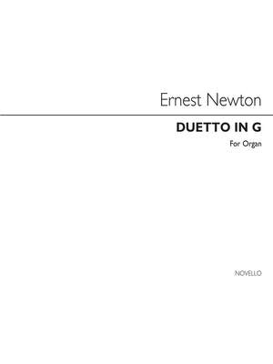 Ernest Newton: Duettino In G Organ