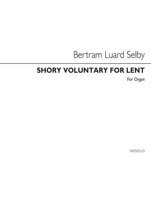 Bertram Luard-Selby: Short Voluntary For Lent