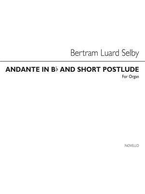 Bertram Luard-Selby: Andante In B Flat And Short Postlude