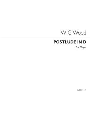 William G. Wood: Postlude In D Organ