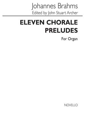 Johannes Brahms: Eleven Chorale Preludes Organ