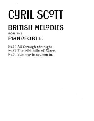 British Melodies No.3 (Summer Is Acumen In) Piano