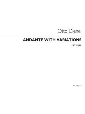 Otto Dienel: Andante With Variations Op36 Organ