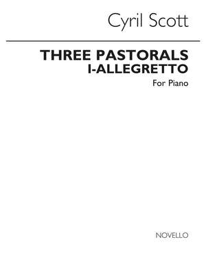 Cyril Scott: Three Pastorals (Movement No.1-allegretto) Piano