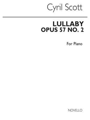 Cyril Scott: Lullaby Op57 No.2 Piano