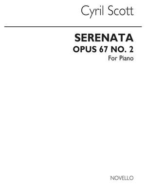 Cyril Scott: Serenata Op67 No.2 Piano
