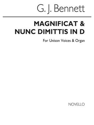 George J. Bennett: Magnificat And Nunc Dimittis In D