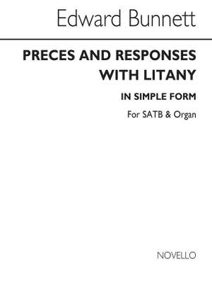 Edward Bunnett: Preces And Responses With Litany (In Simple Form)