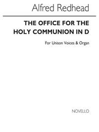 Alfred Redhead: The Office For The Holy Communion In D