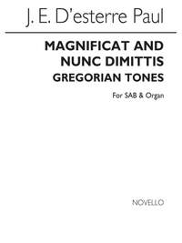 J.E. D'esterre Paul: Magnificat And Nunc Dimittis (Gregorian Tones)