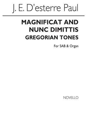 J.E. D'esterre Paul: Magnificat And Nunc Dimittis (Gregorian Tones)