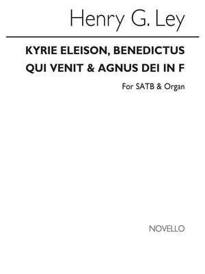 Henry Ley: Kyrie Eleison Benedictus Qui Venit And Agnus Dei